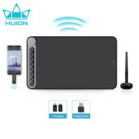 HUION Q620M Tablet graficzny bezprzewodowy Tablet USB pióro do rysowania 8192 poziomów ciśnienie cyfrowy rysik z pokrętłem 8 klawiszy obsługa androida 1